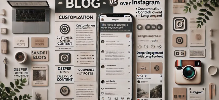 Advantages of a standalone blog over Instagram