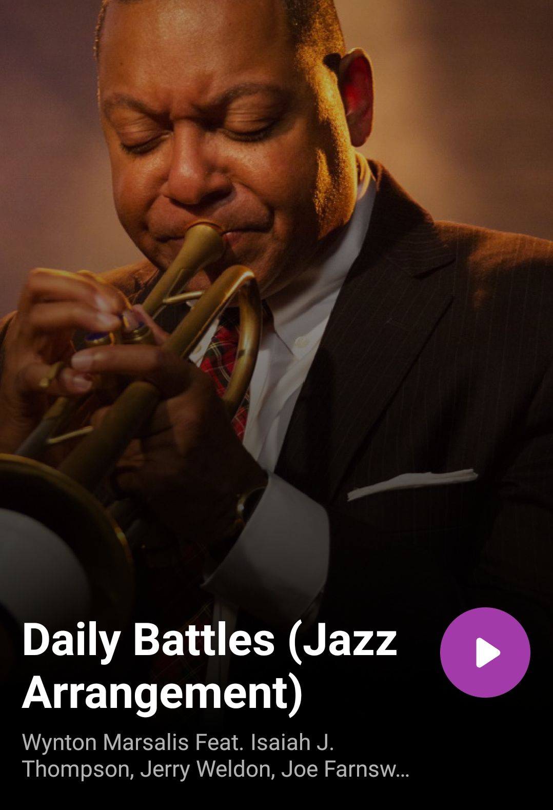 Wynton Marsalis - Daily Battles - Jazz arrangement