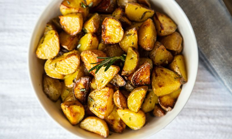 Potatoes in a vegetarian diet