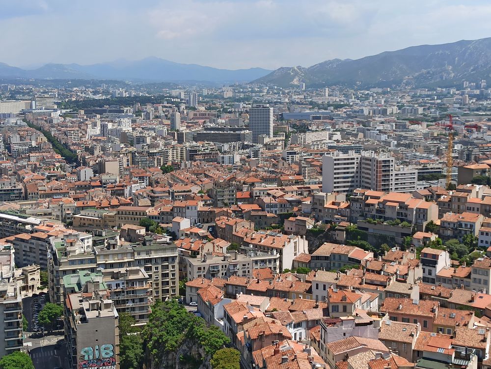 marseille, view from notre dame de la garde