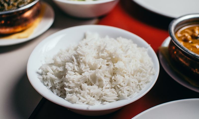 products in a vegetarian diet - rice